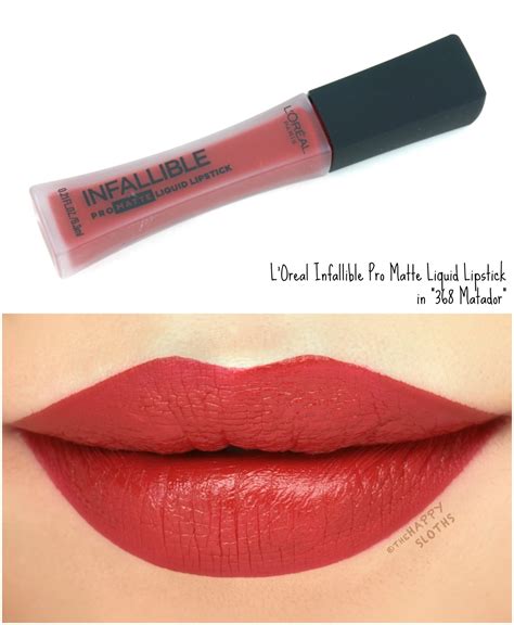 l'oreal pro matte liquid lipstick|l'oreal infallible lipstick color chart.